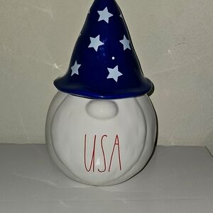 Collectible Rae Dunn 10" Gnome Patriotic